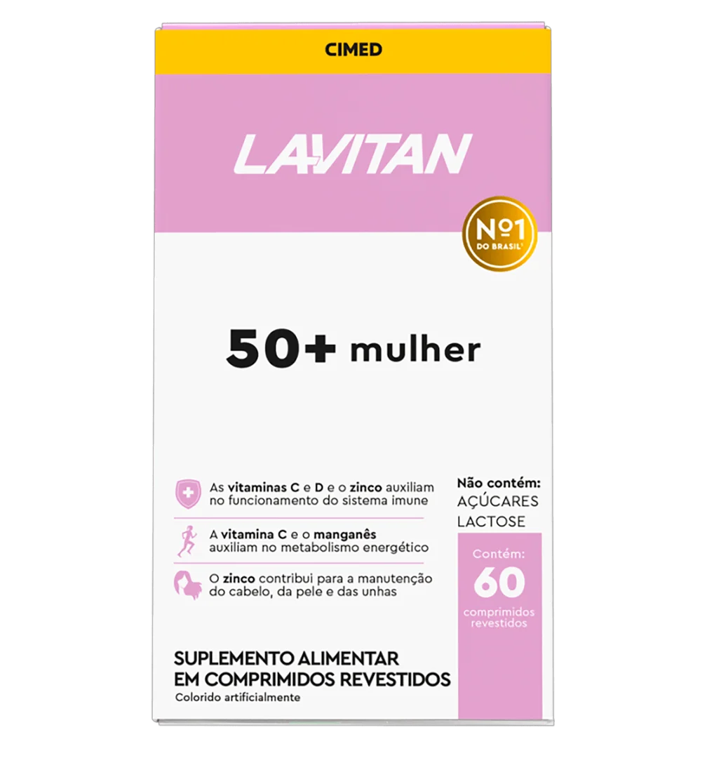 LAVITAN 50+ MULHER COMP REV X 60