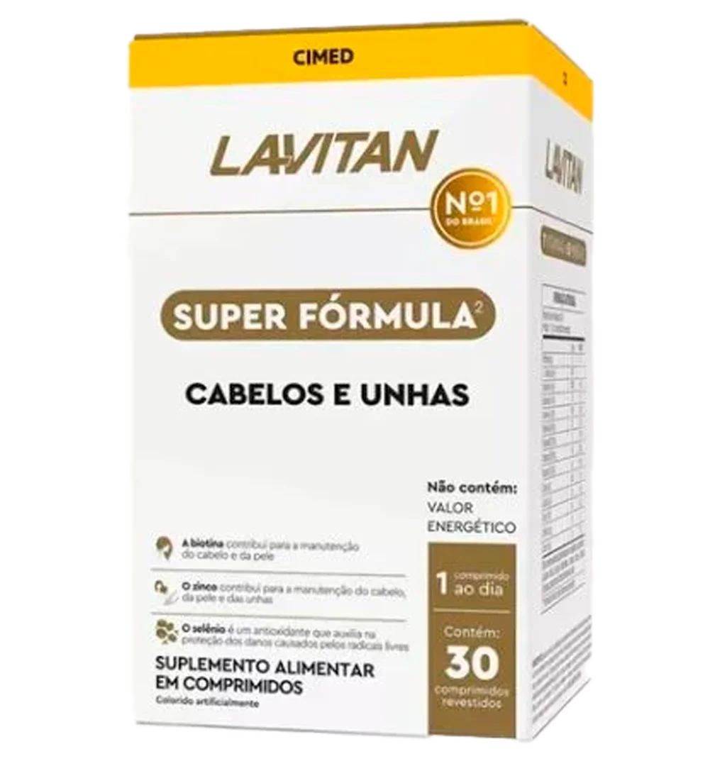 LAVITAN CABELOS E UNHAS CPRV FR C/30 SF